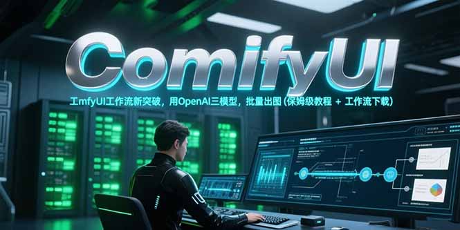 ComfyUI工作流新突破，用OpenAI三模型，批量出图(保姆级教程+工作流下载-优创项目网