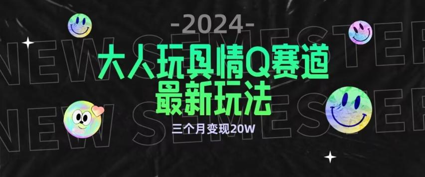 全新大人玩具情Q赛道合规新玩法，公转私域不封号流量多渠道变现，三个月变现20W【揭秘】-优创项目网