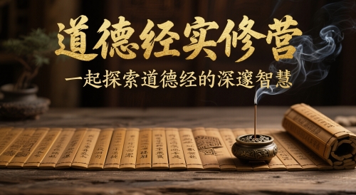 道德经实修营，一起探索道德经的深邃智慧-优创项目网