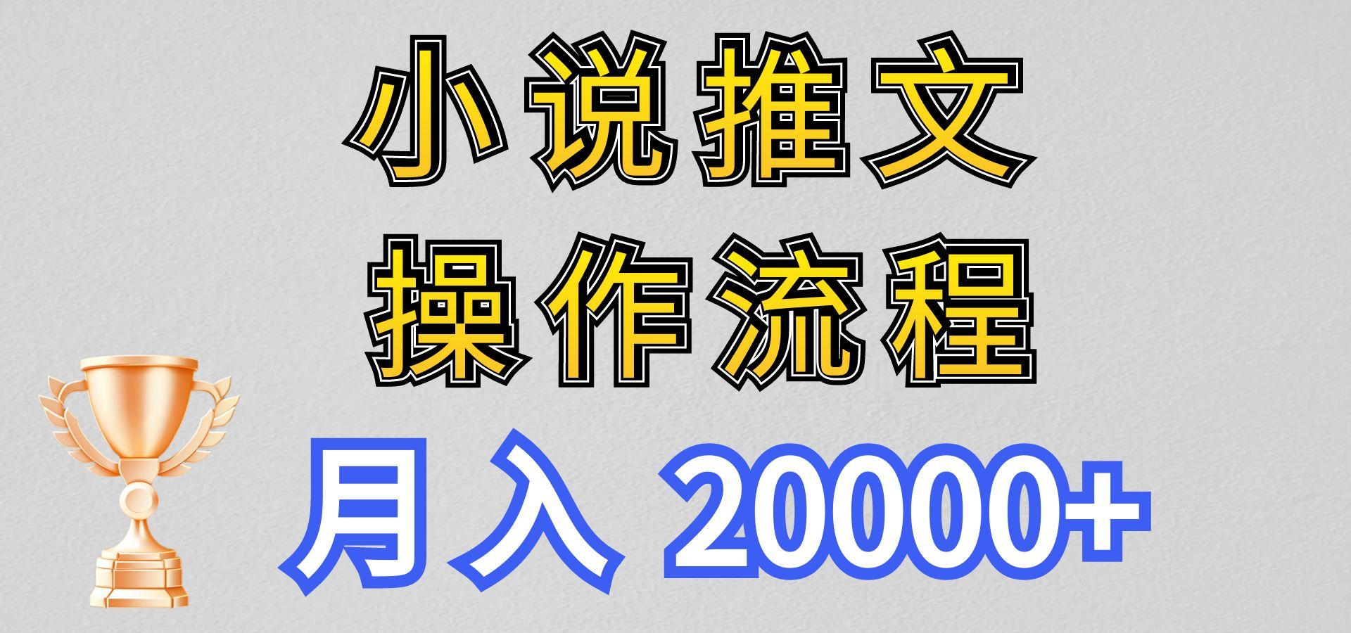 小说推文项目新玩法操作全流程，月入20000+，门槛低非常适合新手-优创项目网