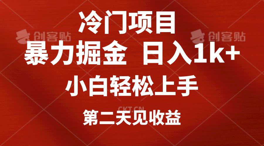 冷门项目，靠一款软件定制头像引流 日入1000+小白轻松上手，第二天见收益-优创项目网