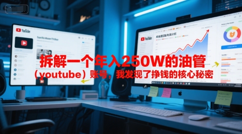 付费文章：拆解一个年入250W的油管(youtube)账号，我发现了挣钱的核心秘密-优创项目网