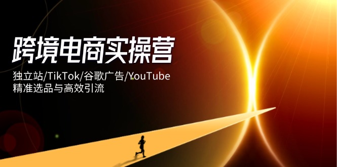 跨境电商实操营：独立站/TikTok/谷歌广告/YouTube，精准选品与高效引流-优创项目网