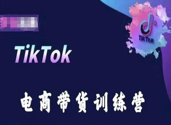 TikTok电商带货训练营，跟随时代潮流，跨境掘金-优创项目网