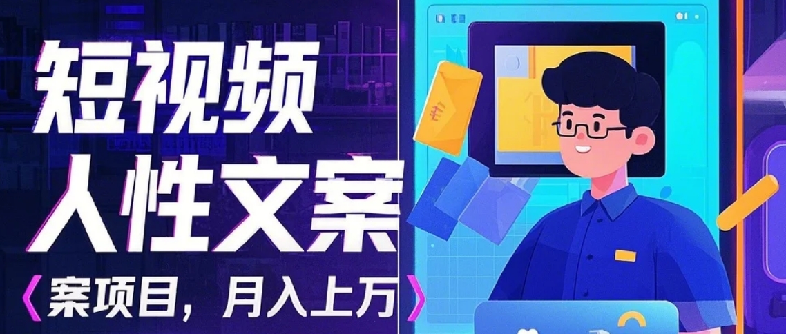 利用AI自动制作短视频人性文案项目：揭秘月入上万的精准流量变现秘籍-优创项目网