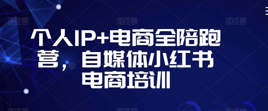 个人IP+电商全陪跑营，自媒体小红书电商培训-优创项目网