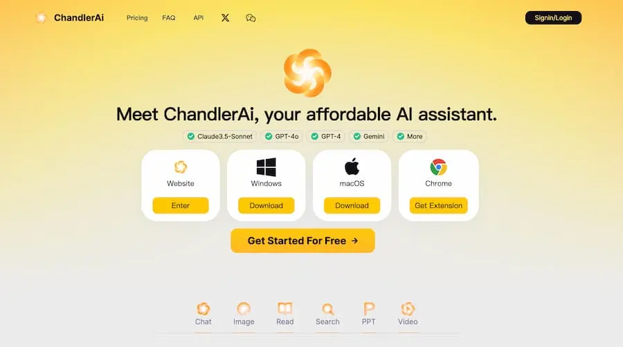 ChandlerAi｜综合性人工智能助手平台 提供多种AI服务-优创项目网