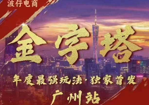 波仔电商·线下课ppt-10月30号，金字塔玩法 3天极速起量，88页ppt，3天起量!-优创项目网