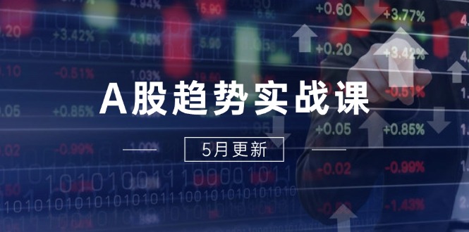 A股趋势实战课：主力动向+政策红利，2025全年策略5月更新-优创项目网