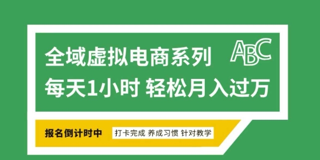全域虚拟电商变现系列，通过平台出售虚拟电商产品从而获利-优创项目网