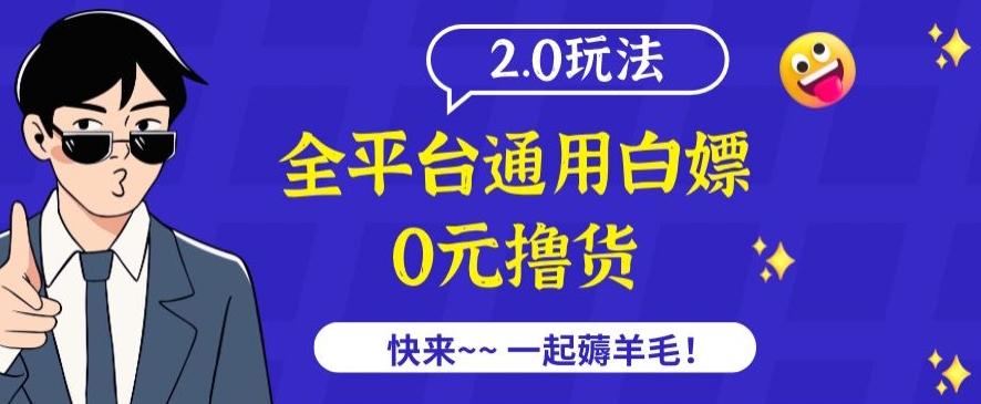 外面收费2980的全平台通用白嫖撸货项目2.0玩法【仅揭秘】-优创项目网