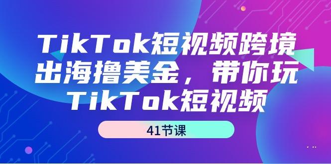 TikTok短视频跨境出海撸美金，带你玩TikTok短视频(41节课)-优创项目网