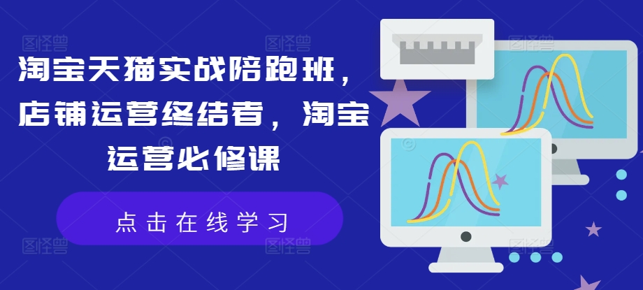 淘宝天猫实战陪跑班，店铺运营终结者，淘宝运营必修课-优创项目网