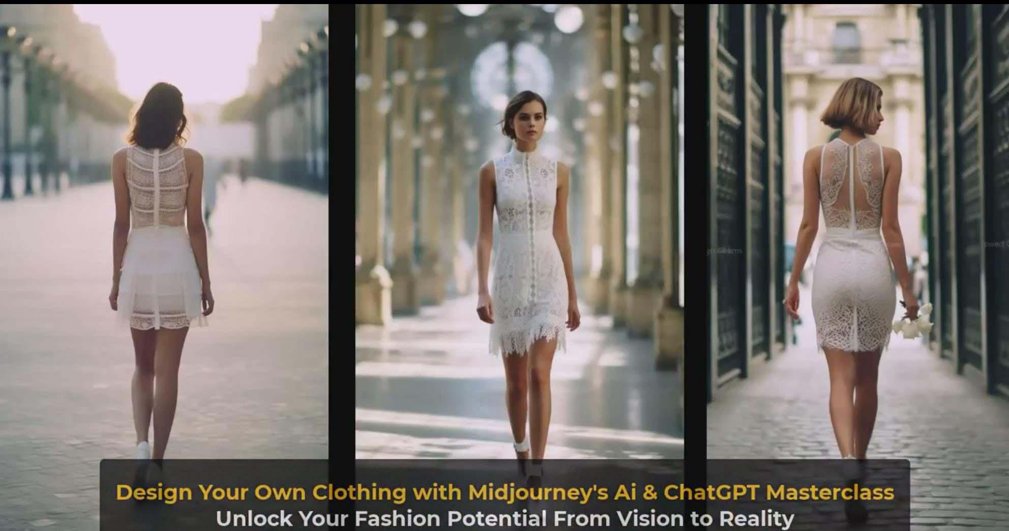 图片[2]-利用 Midjourneys Ai 人工智能设计自己的服装AI大师班-10节课-中英字幕-优创项目网