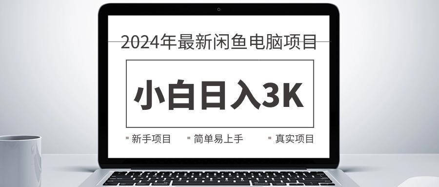 2024最新闲鱼卖电脑项目，新手小白日入3K+，最真实的项目教学-优创项目网