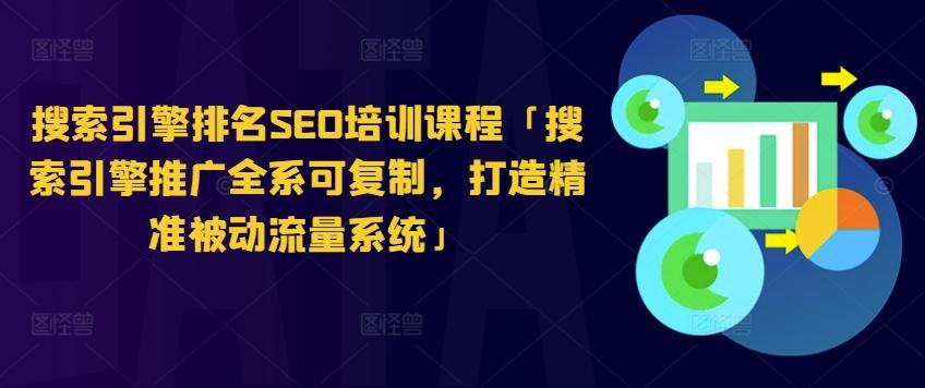 搜索引擎排名SEO培训课程「搜索引擎推广全系可复制，打造精准被动流量系统」-优创项目网