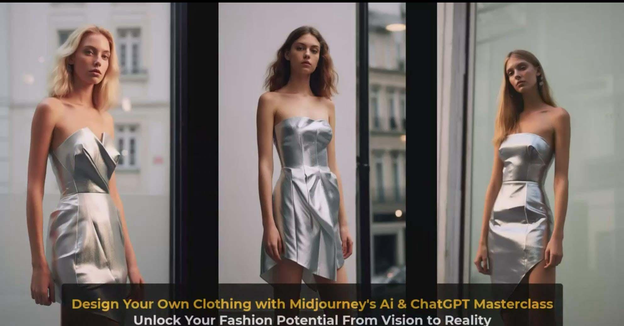 图片[8]-利用 Midjourneys Ai 人工智能设计自己的服装AI大师班-10节课-中英字幕-优创项目网