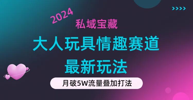 私域宝藏：大人玩具情趣赛道合规新玩法，零投入，私域超高流量成单率高-优创项目网
