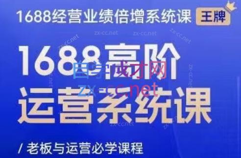 林一电商圈子·1688高阶运营系统课-优创项目网