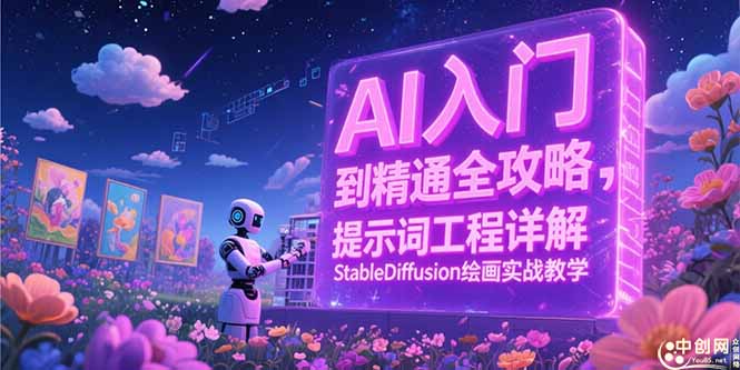 AI入门到精通全攻略，提示词工程详解，StableDiffusion绘画实战教学-优创项目网