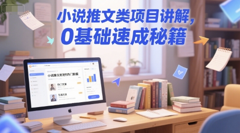小说推文类项目讲解，0 基础速成秘籍-优创项目网