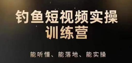 0基础学习钓鱼短视频系统运营实操技巧，钓鱼再到系统性讲解定位ip策划技巧-优创项目网
