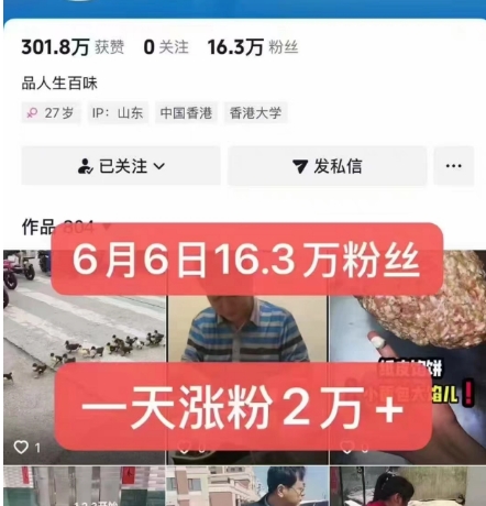 外面卖5000最新抖音搬运涨粉技术，新玩法，一分钟一条，一天涨粉2W，苹果安卓都可用-优创项目网