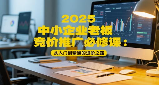 2025中小企业老板竞价推广必修课：从入门到精通的进阶之路-优创项目网