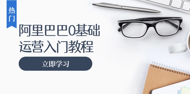 阿里巴巴运营零基础入门教程：涵盖开店、运营、推广，快速成为电商高手-优创项目网