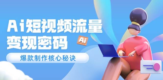 Ai短视频流量密码，爆款制作核心秘诀，120万案例深度解析-优创项目网