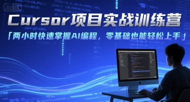 Cursor项目实战训练营，两小时快速掌握AI编程，零基础也能轻松上手-优创项目网