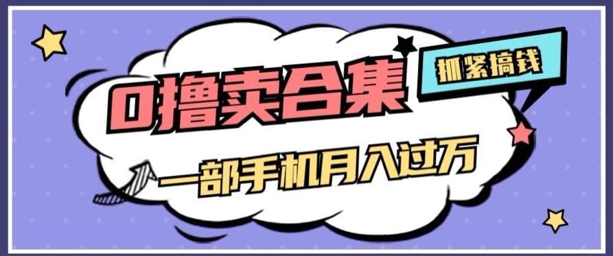 0撸项目月入过万，售卖全套ai工具合集，一单29.9元，一部手机即可【揭秘】-优创项目网