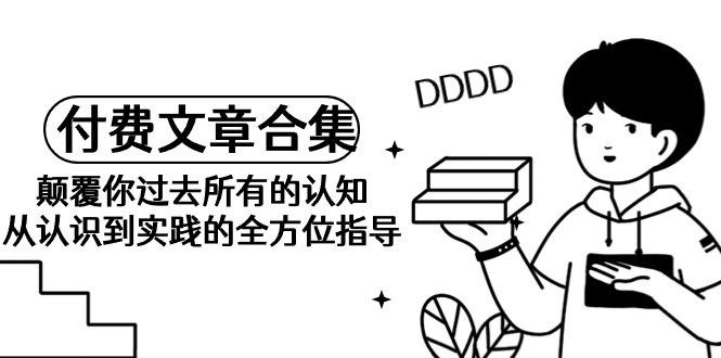 (9646期)《某公众号付费文章合集》颠覆你过去所有的认知 从认识到实践的全方位指导-优创项目网