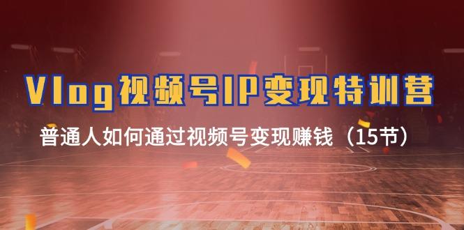 Vlog 视频号IP变现特训营，普通人如何通过视频号变现赚钱(15节-优创项目网