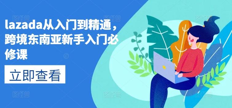 lazada从入门到精通，跨境东南亚新手入门必修课-优创项目网