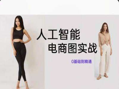 人工智能SD电商图实战，ai绘图0基础到精通-优创项目网