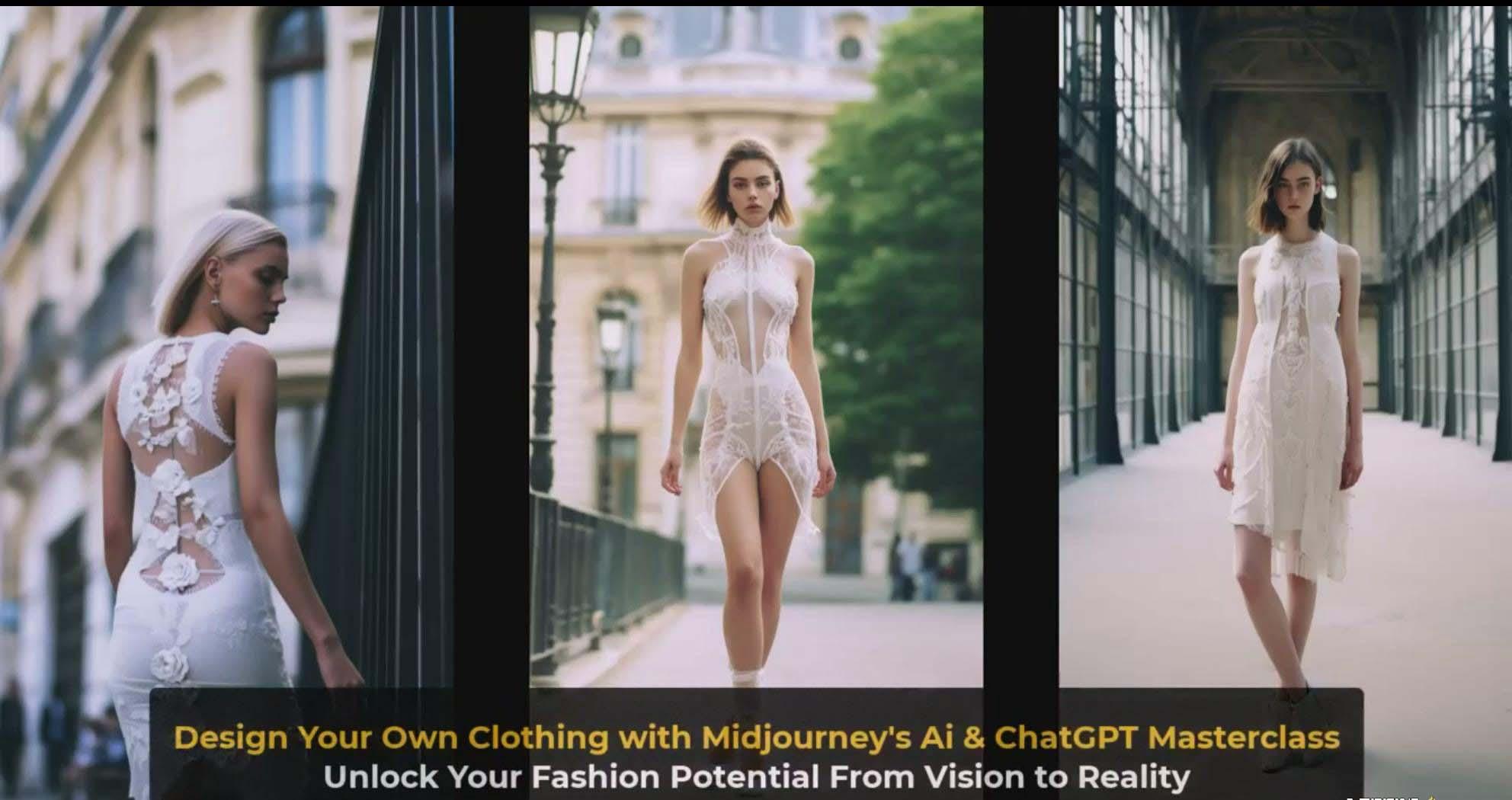 图片[4]-利用 Midjourneys Ai 人工智能设计自己的服装AI大师班-10节课-中英字幕-优创项目网