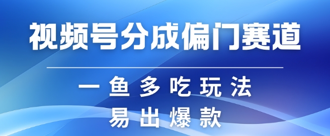 视频号创作者分成计划偏门类目，容易爆流，实拍内容简单易做【揭秘】-优创项目网