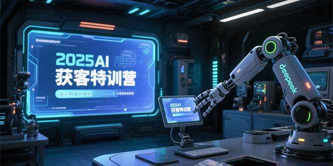 2025AI获客特训营，AI图文视频全制作，deepseek工具实操教学-优创项目网