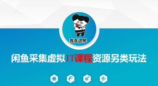 闲鱼采集虚拟IT课程资源另类玩法，干货满满-优创项目网