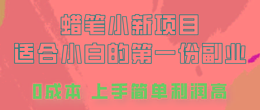 蜡笔小新项目拆解，0投入，0成本，小白一个月也能多赚3000+-优创项目网