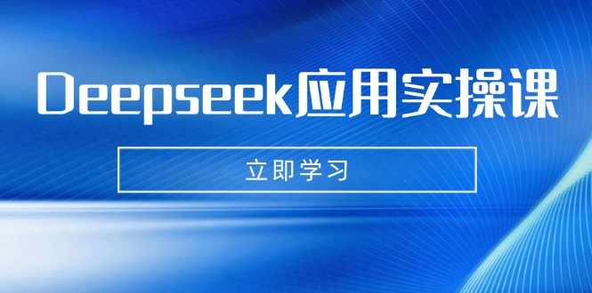 Deepseek应用实操课：AI制作数字妈妈、写真、短视频，辅导作业，PPT制作等-优创项目网