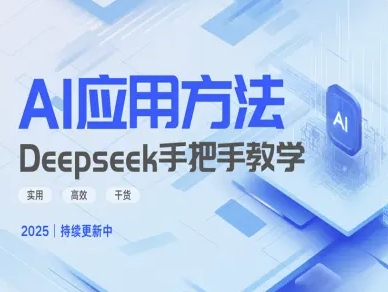 Deepseek实际应用技巧—手把手教学版，实用高效干货-优创项目网