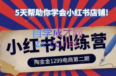陶金金·小红书训练营(第二期)-优创项目网