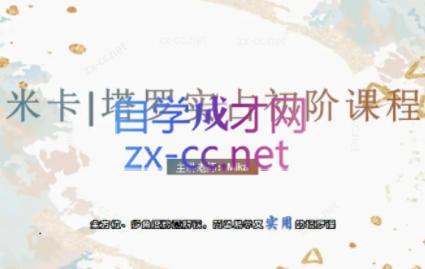 米卡·实占塔罗初阶课-优创项目网